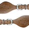 Youth Brown Floral Spur Straps -Weaver Leather Cowboy Store 30699