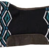 Pachanga Teal/Black Contour Wool Saddle Pad -Weaver Leather Cowboy Store 31 9055 439
