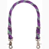 Mustang Purple Black And Lime Wither Strap