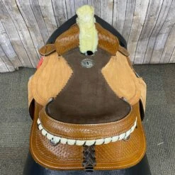 Double T Youth Barrel Saddle -Weaver Leather Cowboy Store 31512 2