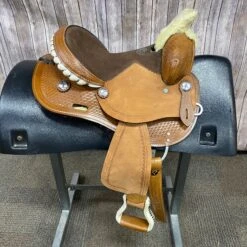 Double T Youth Barrel Saddle -Weaver Leather Cowboy Store 31512 3