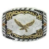 Montana Silversmiths Montana Silversmith's Cantle Roll With Soaring Eagle Buckle -Weaver Leather Cowboy Store 34800 696