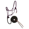 Weaver Leather Purple And Black Rope Halter With Lead 2 Weaver Leather Purple And Black Rope Halter With Lead -Weaver Leather Cowboy Store 35 7800 R4