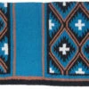 Tough-1 Teal Sequoyah Wool Saddle Blanket -Weaver Leather Cowboy Store 35 9040 436
