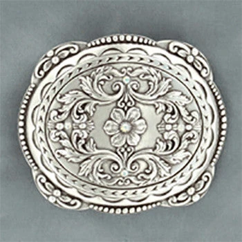 Floral And Rhinestone Buckle 3 Floral And Rhinestone Buckle