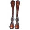 Professional's Choice Chocolate Floral Spur Strap -Weaver Leather Cowboy Store 3P9103C