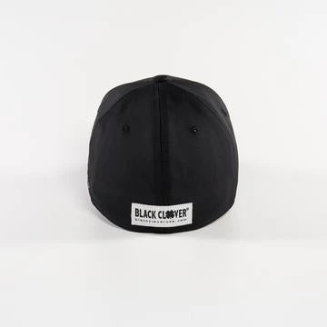 Black Clover Black Cap With White Clover 4 Black Clover Black Cap With White Clover - Image 2