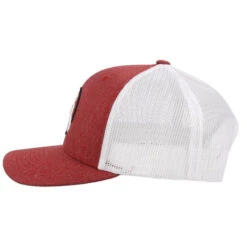 Hooey Strap Red/White Youth Cap -Weaver Leather Cowboy Store 4029T RDWH Y 2