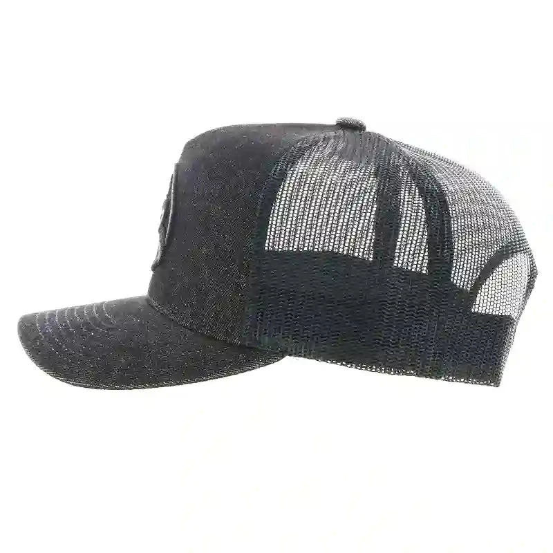 Hooey Youth High Profile Black Cap-Black Hooey O Patch 4 Hooey Youth High Profile Black Cap-Black Hooey O Patch - Image 2