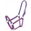 Braided Cord Halter With Crystal Accents - Purple/Raspberry 1 Braided Cord Halter With Crystal Accents - Purple/Raspberry -Weaver Leather Cowboy Store 50 5025 810