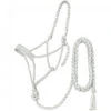 J T International Mule Tape White Rope Halter