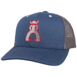 Hooey Punchy Navy And Grey Cap