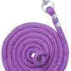 8’ Woven Poly Cord Lead - Purple/Hot Pink