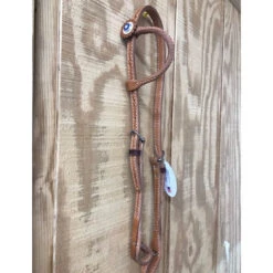 HR Natural Swirl Tooled Quick Change One Ear With Concho