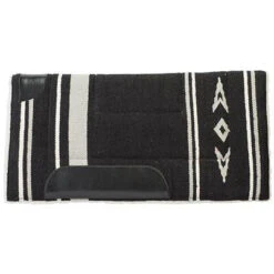 Weaver Leather Black And Grey Fleece Pony Pad