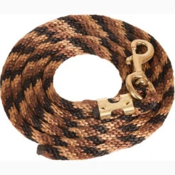 Mustang Black Brown And Tan 9' Poly Lead Rope