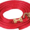 Mustang 9' Poly Lead Rope With Bull Snap - Red 2 Mustang 9' Poly Lead Rope With Bull Snap - Red -Weaver Leather Cowboy Store 6001 A