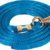 Mustang 9' Poly Lead Rope With Bull Snap - Blue -Weaver Leather Cowboy Store 6001 B