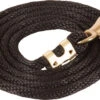 Mustang 9' Poly Lead Rope With Bull Snap - Black -Weaver Leather Cowboy Store 6001 D