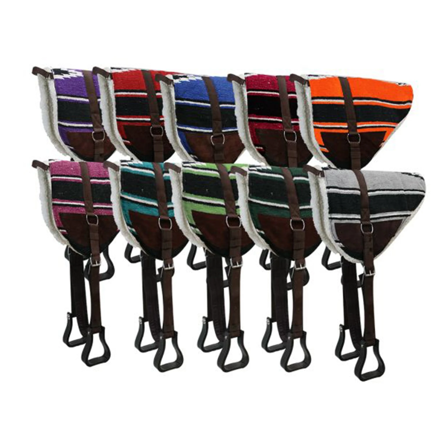 Showman Navajo Bareback Pad 3 Showman Navajo Bareback Pad