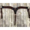 HR Oiled Oak Leaf 3 3/4" Breast Collar -Weaver Leather Cowboy Store 6041 oa 04