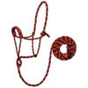 Weaver Leather Weaver Black And Red Rope Halter With Lead