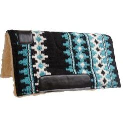 Showman 24X24 Woven/Fleece Pony Pad -Weaver Leather Cowboy Store 6223Teal