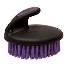 Weaver Leather Purple And Black Palm Soft Face Brush