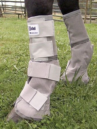 Cashel Arab/Small Horse Grey Fly Boots Set Of Two 3 Cashel Arab/Small Horse Grey Fly Boots Set Of Two