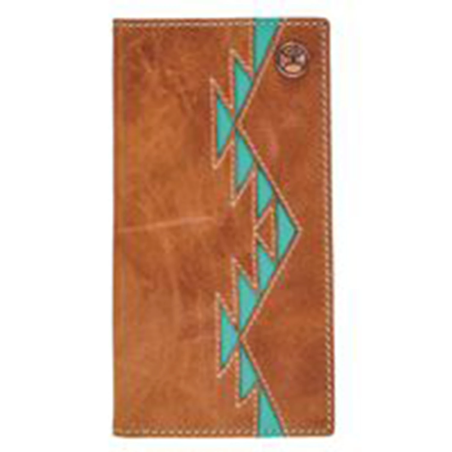 Hooey Turquoise Aztec Rodeo Wallet 3 Hooey Turquoise Aztec Rodeo Wallet