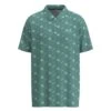 Hooey Men's Teal Agave Leaf Print Polo -Weaver Leather Cowboy Store 69708112 1
