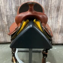Fabtron Cordura Trail Saddle With Black Seat And Round Skirt, 15 Inch Seat -Weaver Leather Cowboy Store 7102
