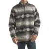 Wrangler Men's Navy And Gray Aztec Sherpa -Weaver Leather Cowboy Store 71UquyRrQyL. AC UX679