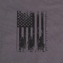 Charcoal American Posse Tee