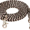Mustang Black And Silver Braided Reins