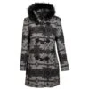 Hooey Ladies Long Coat With Faux Fur Hood-Charcoal Aztec 1 Hooey Ladies Long Coat With Faux Fur Hood-Charcoal Aztec -Weaver Leather Cowboy Store 8vhiHDBw