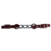 Professional's Choice 3 Link Burgundy Leather Curb Chain -Weaver Leather Cowboy Store 9006bur