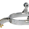 Showman Youth Chrome Leaf Design Spurs -Weaver Leather Cowboy Store 95086
