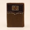 Ariat Basket Weave Nail Head Trifold