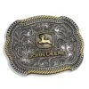 Montana Silversmiths Montana Silver John Deere Scalloped Belt Buckle 1 Montana Silversmiths Montana Silver John Deere Scalloped Belt Buckle -Weaver Leather Cowboy Store A718JD
