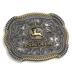 Montana Silversmiths Montana Silver John Deere Scalloped Belt Buckle