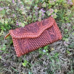 American Darling Tooled And Laced Wallet