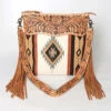American Darling Aztec Blanket Tooled Purse -Weaver Leather Cowboy Store ADBG510AA B