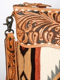 American Darling Aztec Blanket Tooled Purse -Weaver Leather Cowboy Store ADBG510AA D