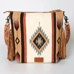 American Darling Aztec Blanket Tooled Purse -Weaver Leather Cowboy Store ADBG510AA E