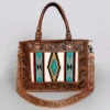 American Darling Conceal Carry Turquoise Aztec Bag -Weaver Leather Cowboy Store ADBG583 B