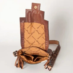 American Darling Tooled Aztec Purse -Weaver Leather Cowboy Store ADBG856E F