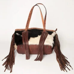 American Darling Conceal Carry Black & White Purse -Weaver Leather Cowboy Store ADBG927B E