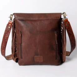 American Darling Conceal Carry Floral Leather Fringe Bag -Weaver Leather Cowboy Store ADBGA161D