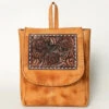 American Darling Buckskin Backpack -Weaver Leather Cowboy Store ADBGZ261B